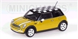 MINI ONE 2001 WITH CHEQUERED ROOF FLAG YELLOW L.E. 1008 PCS.